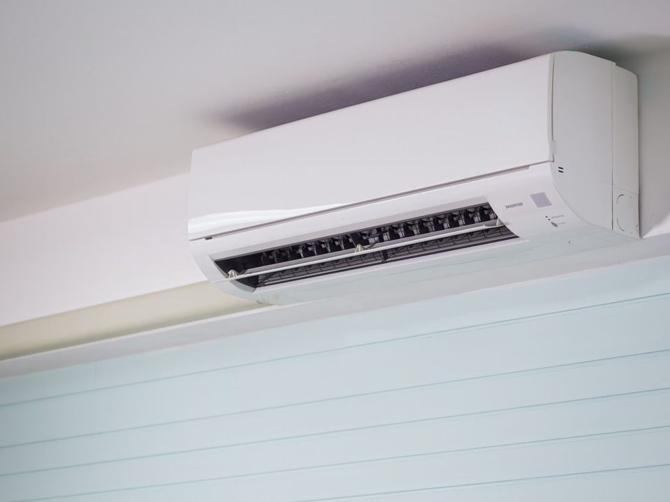 Wall-mounted ductless mini-split indoor unit